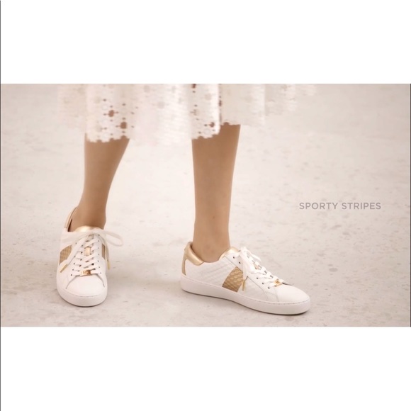 MICHAEL KORS Colby sneakers/ gold ⚡️⚡️ - Picture 6 of 10